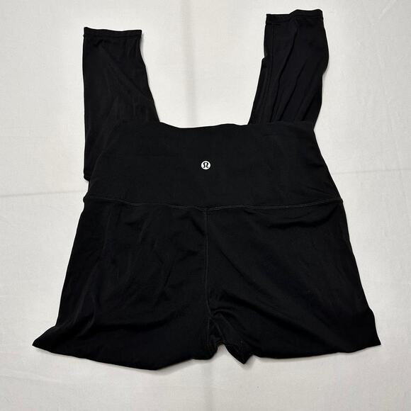 Lululemon Black Leggings Size 6 - Picture 1 of 3